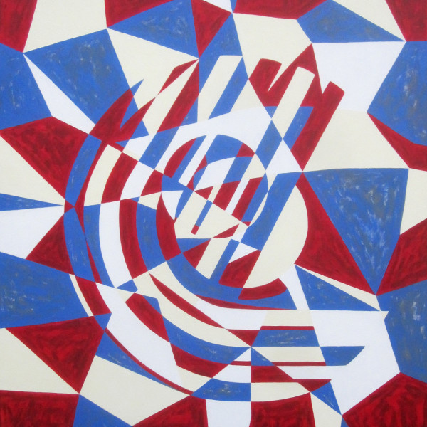 Dva v jednom, 2014, (2), 125 x 105 cm, akryl, plátno