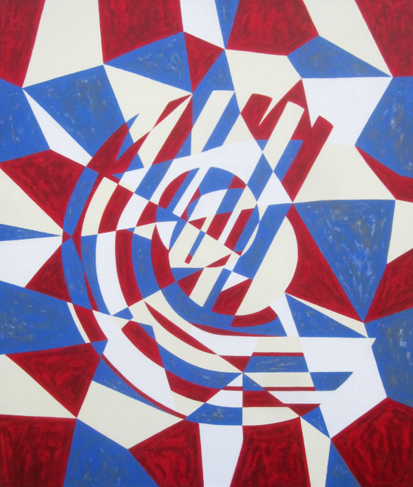 Dva v jednom, 2014, (2), 125 x 105 cm, akryl, plátno