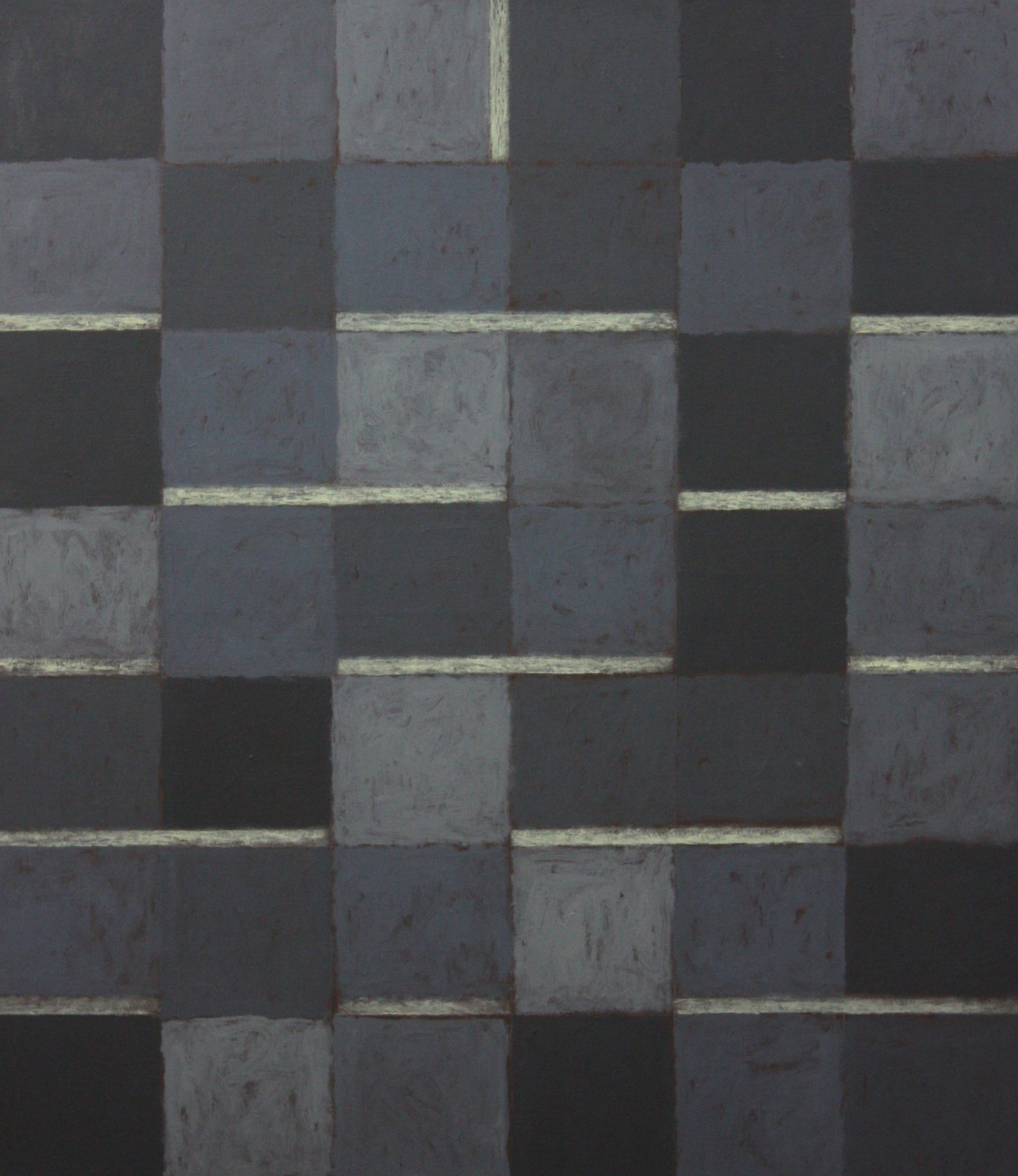 Prostupování, 2006, 110x95 cm, akryl, plátno