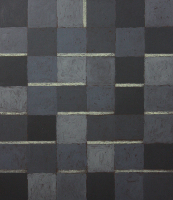 Prostupování, 2006, 110x95 cm, akryl, plátno