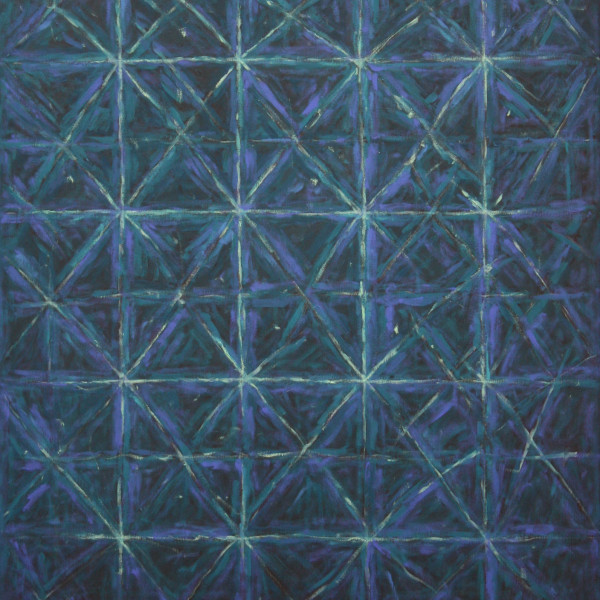 Průhledy, 2007, 100x95 cm, akryl, plátno
