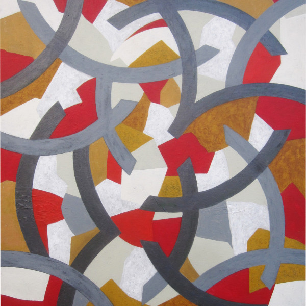 Přesahy a setkávání, 2014 (7), 74 x 60 cm, akryl, plátno