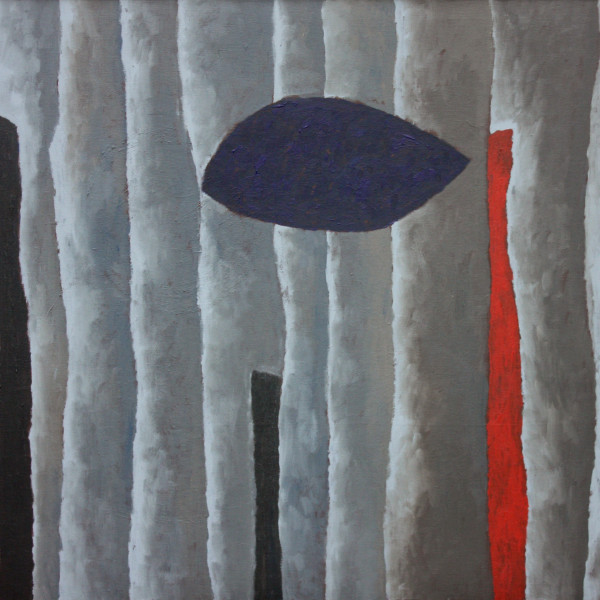 Přibližování, 2010, 125x145, akryl, plátno