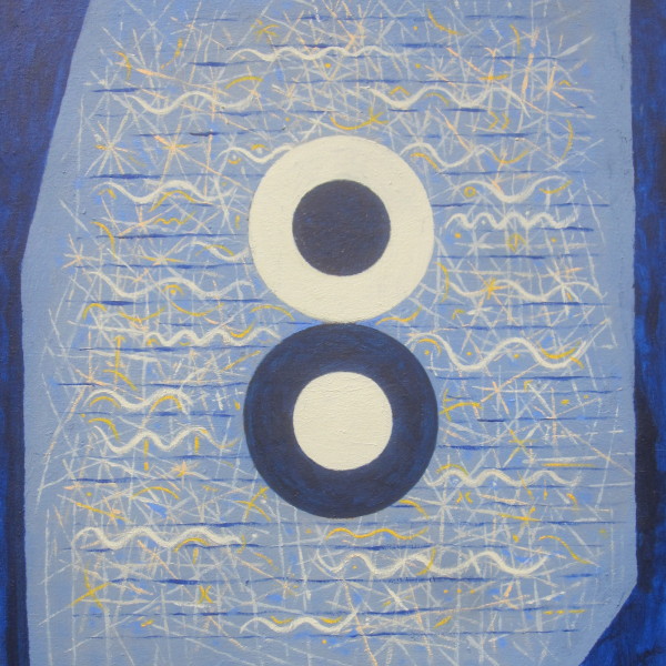 Rosettská deska duše, 2014 (11), 57 x 50 cm, akryl, plátno