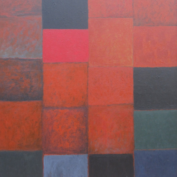 Vymezování, 2006, 110x95 cm, akryl, plátno