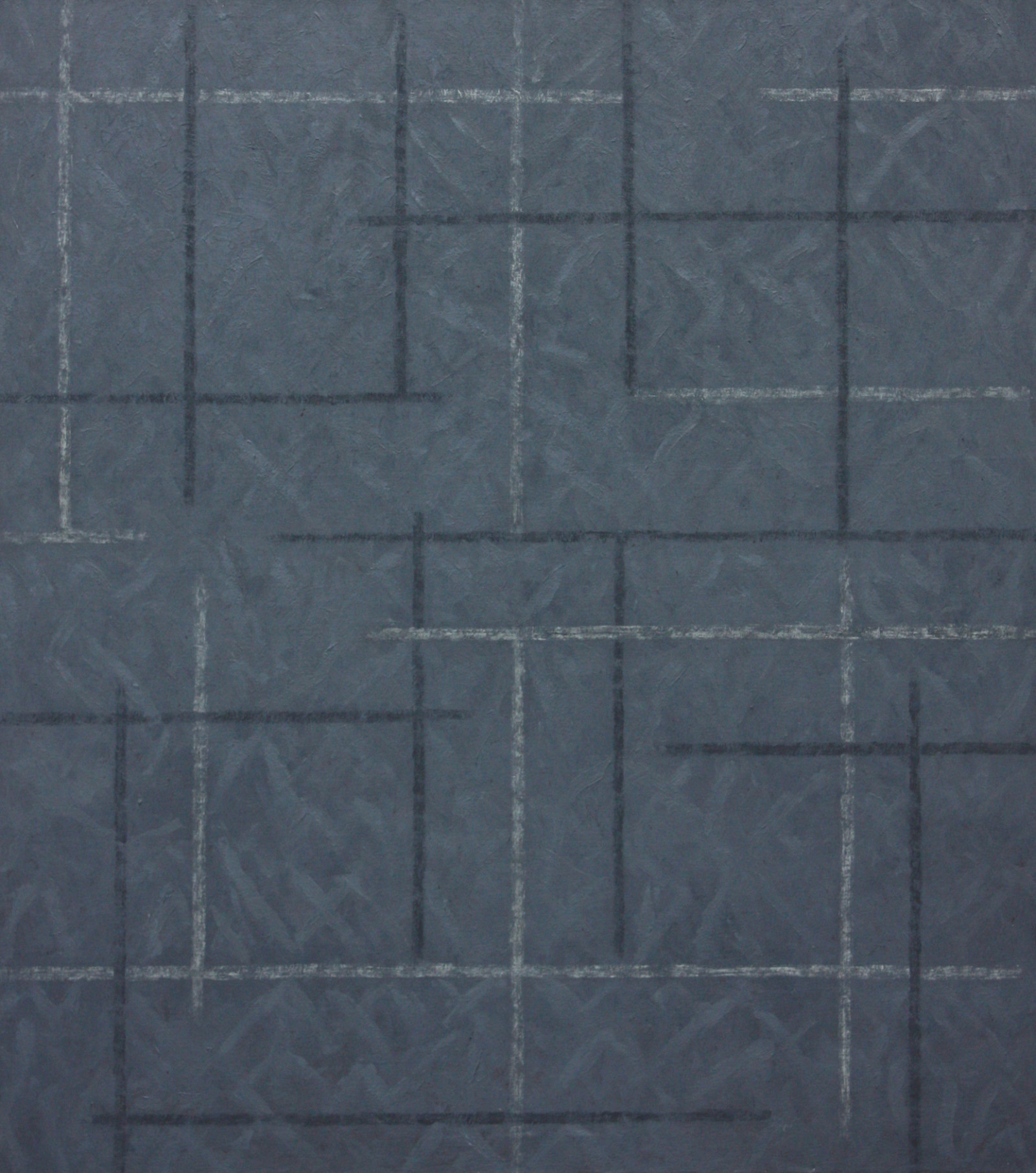 Šedé struktury, 2006, 120x105 cm, akryl, plátno